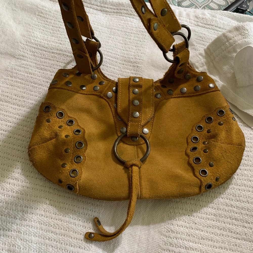 Shea Shea Vintage Brown genuine leather /suede bag